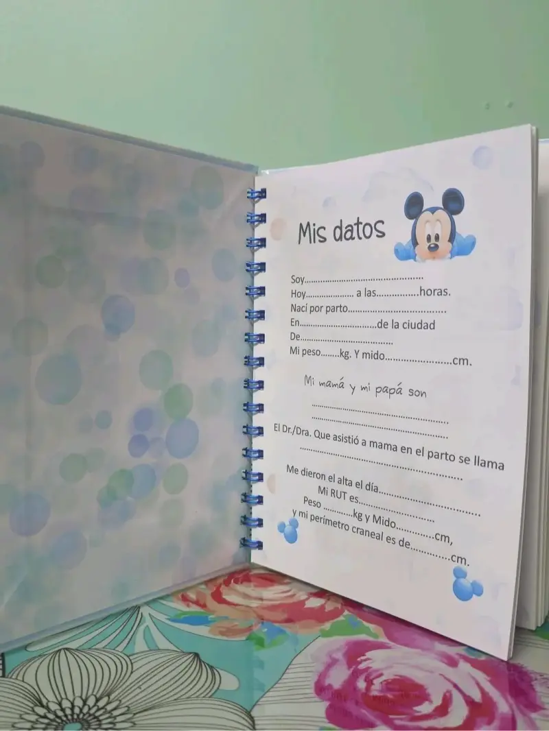 Cuaderno pediátrico Mickey y Pluto - 2