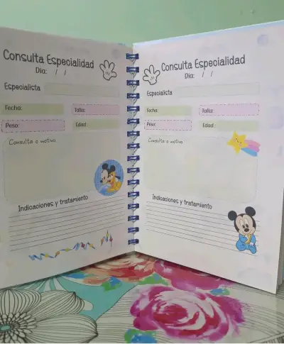 Cuaderno pediátrico Mickey y Pluto - miniatura 3
