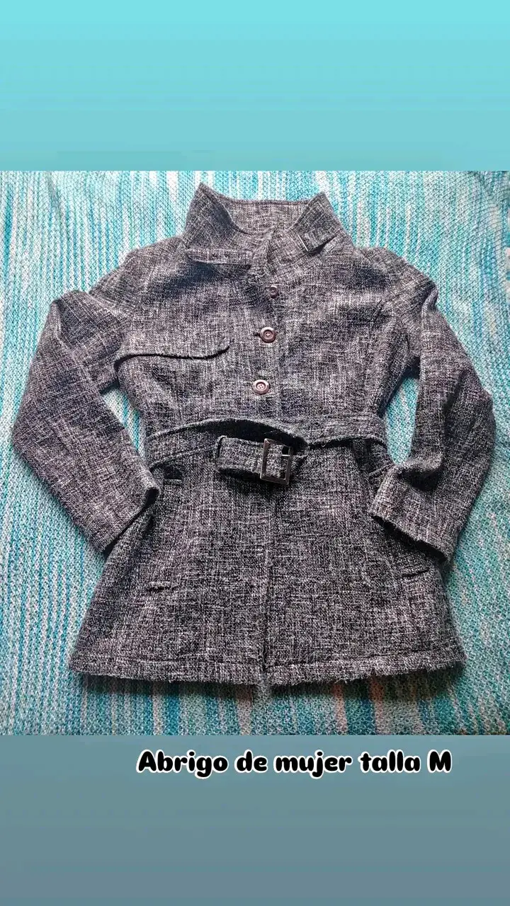 Chaqueta aviadora blanca talla M - 5