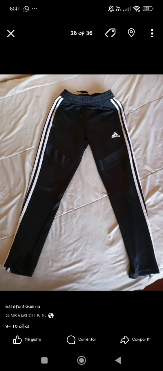 Pantalones deportivos negros para niño - 1