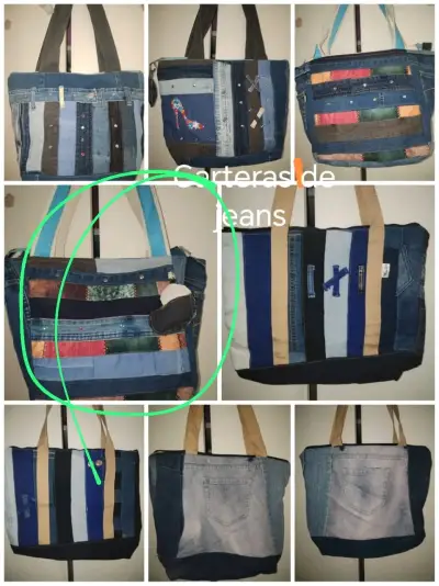 Bolsos reciclados de mezclilla - miniatura 3