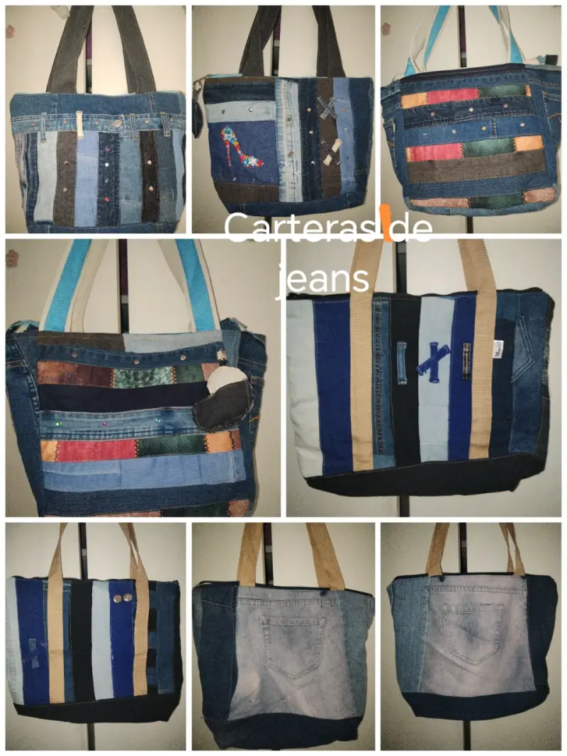 Bolsos reciclados de mezclilla - 5