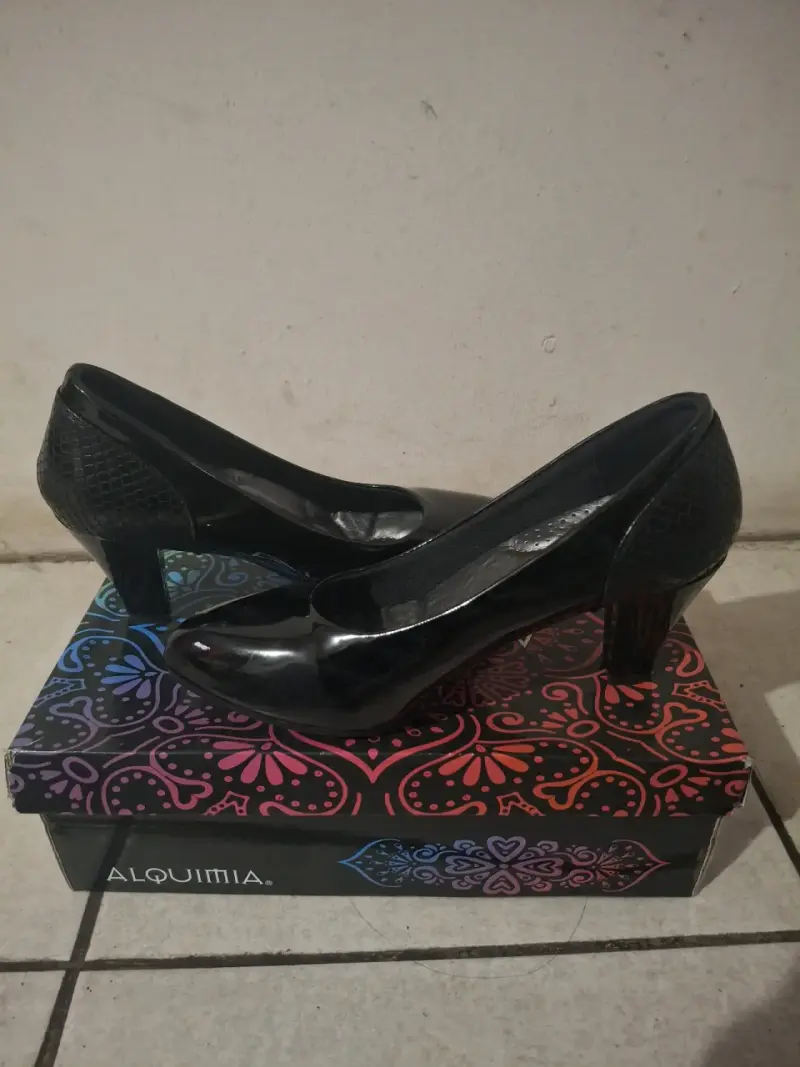 Zapatos de taco negro Alquimia - 2