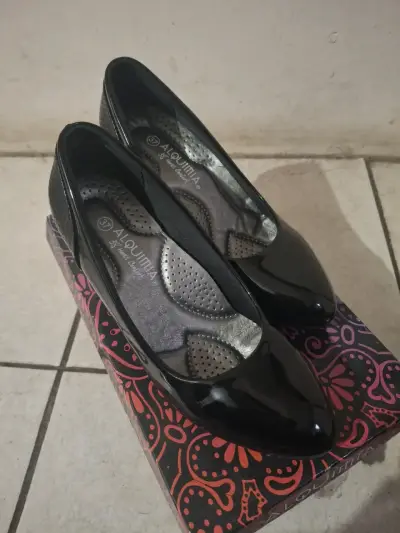Zapatos de taco negro Alquimia - miniatura 3