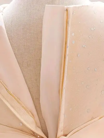 Vestido de niña blanco perlas Talla 1-2 años - miniatura 4