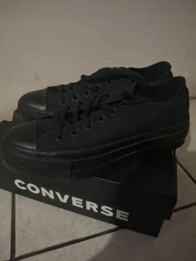 Zapatillas negras plataforma - miniatura 2