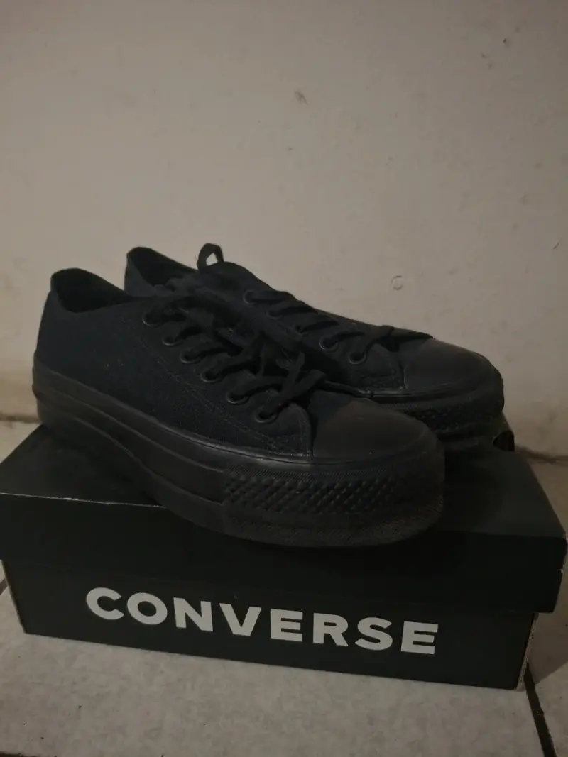 Zapatillas negras plataforma - 3