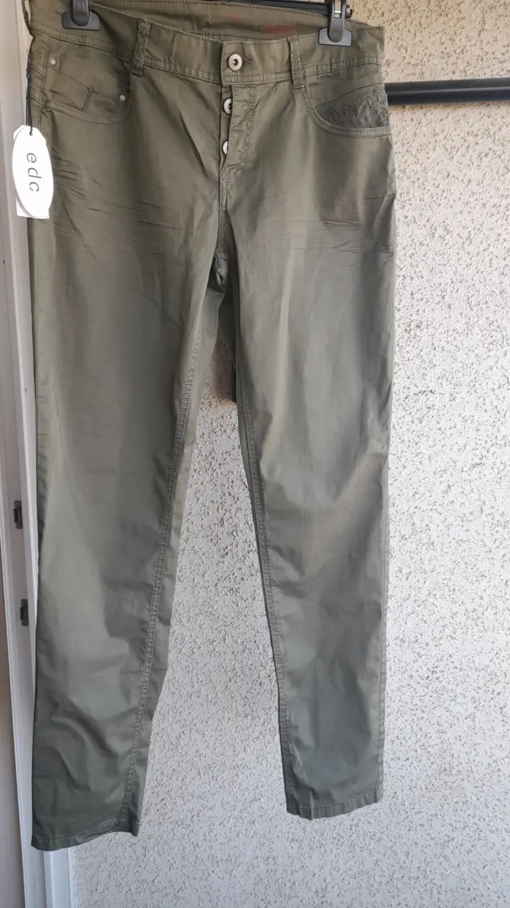 Pantalones verde militar EDC nuevos - 1