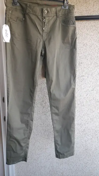 Pantalones verde militar EDC nuevos - miniatura 1