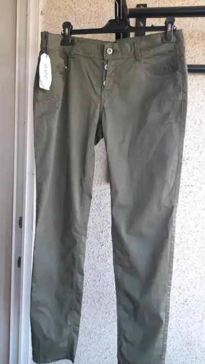 Pantalones verde militar EDC nuevos - miniatura 2