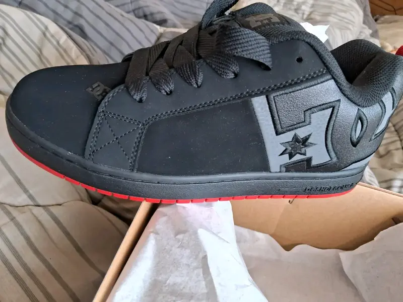Zapatillas negras deportivas DC - 2