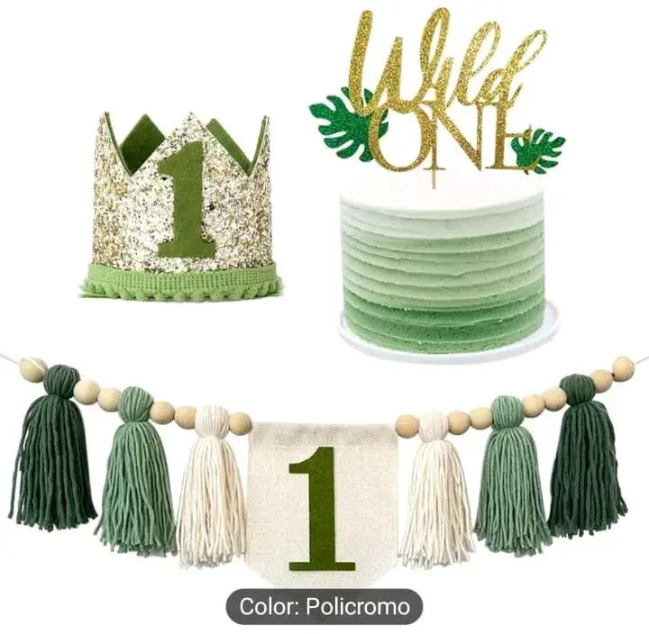 Set decorativo fiesta primer año - 1