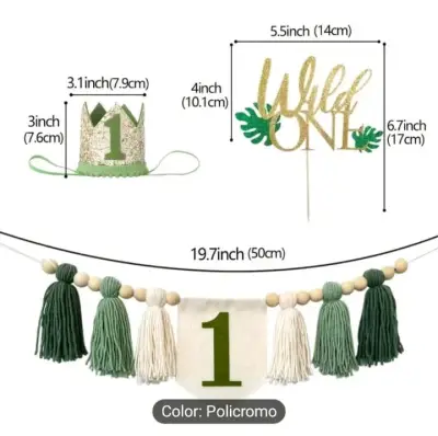 Set decorativo fiesta primer año - miniatura 3