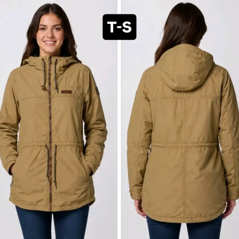 Parka Columbia mujer con capucha - 1