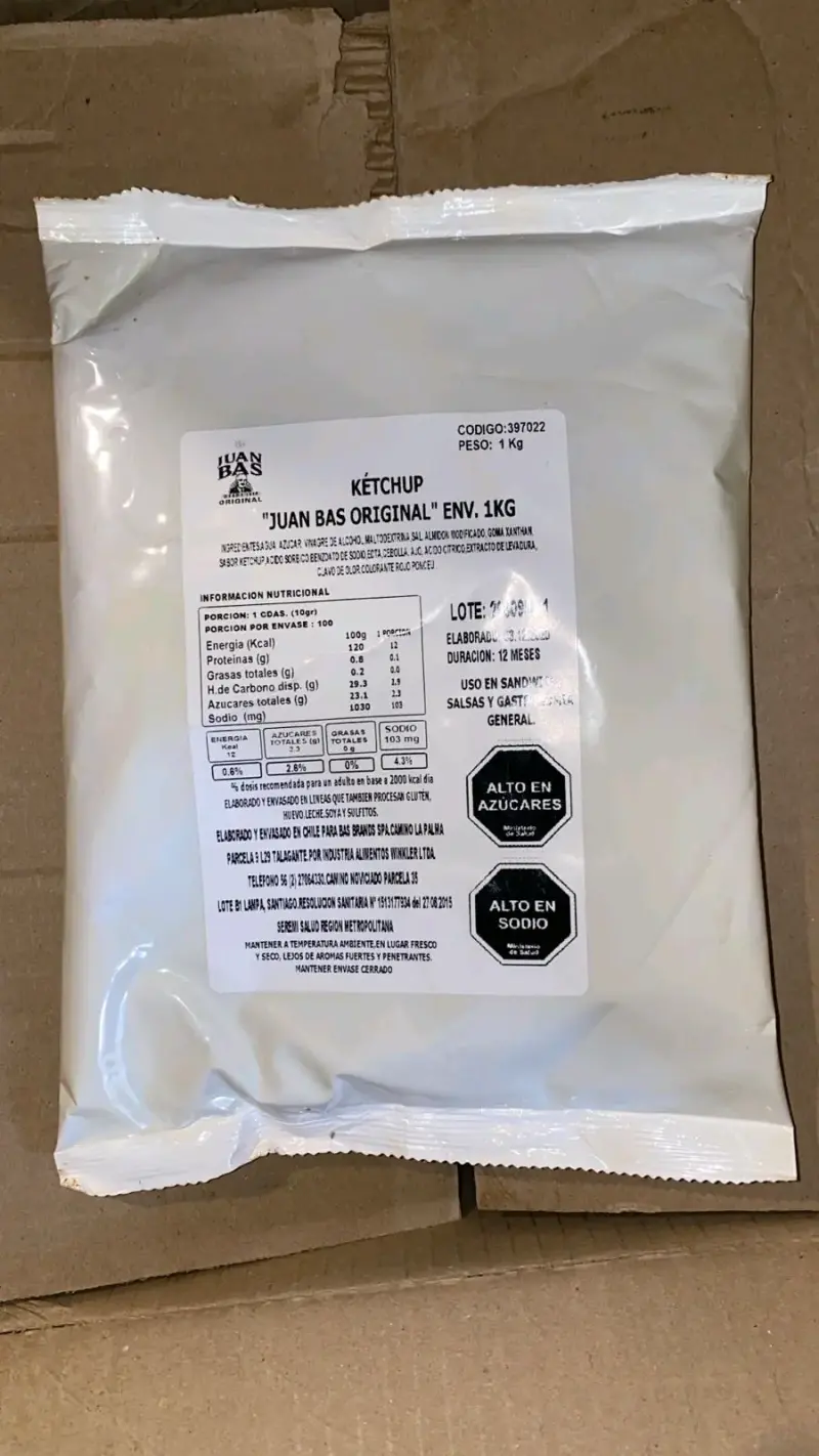 Kétchup Juan Bas Original 1 kg - 4