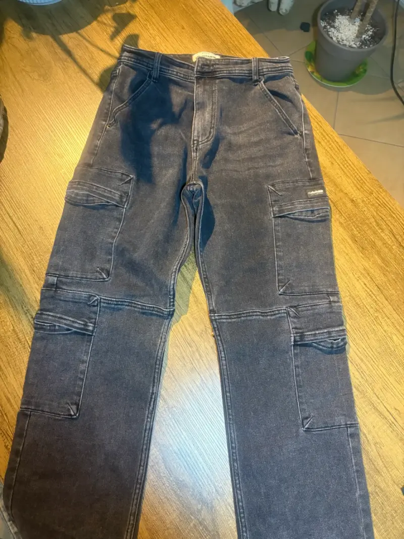 Jeans cargo azul Americanino - 4