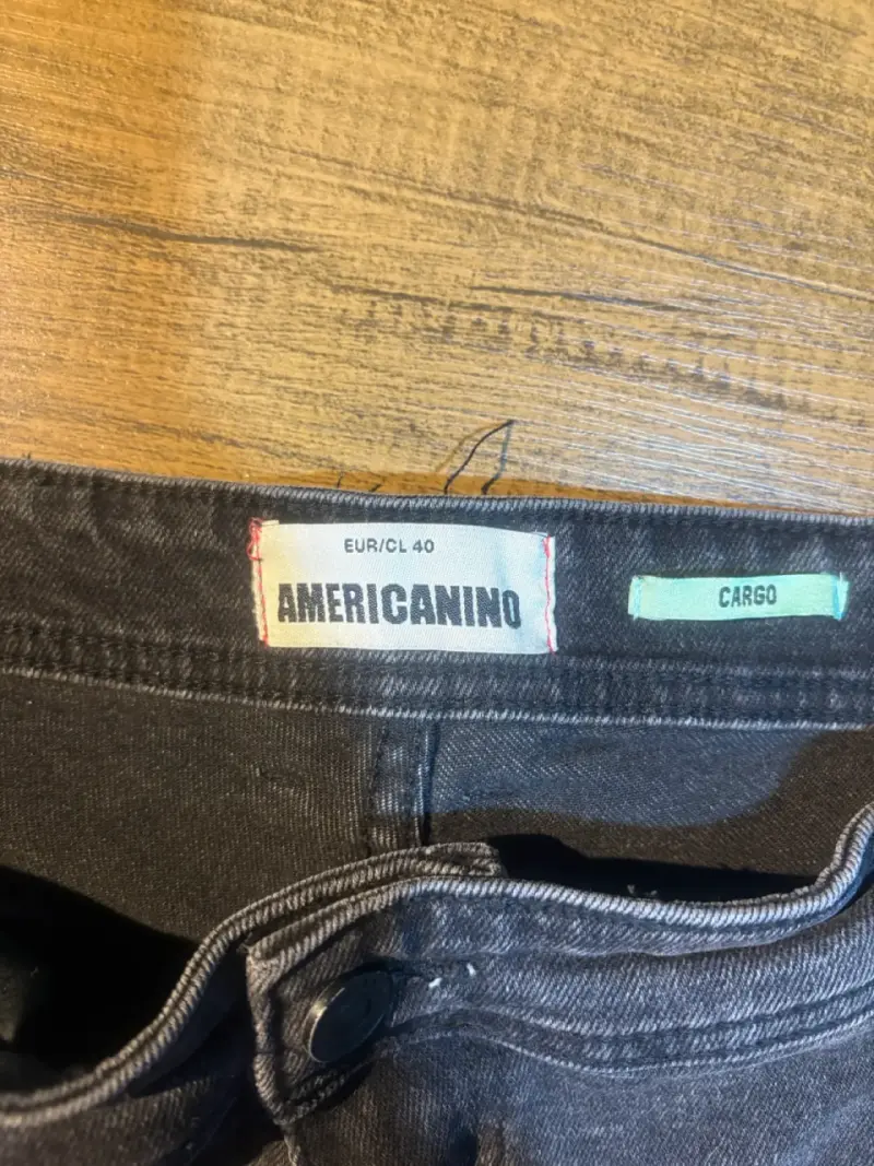 Jeans cargo azul Americanino - 6