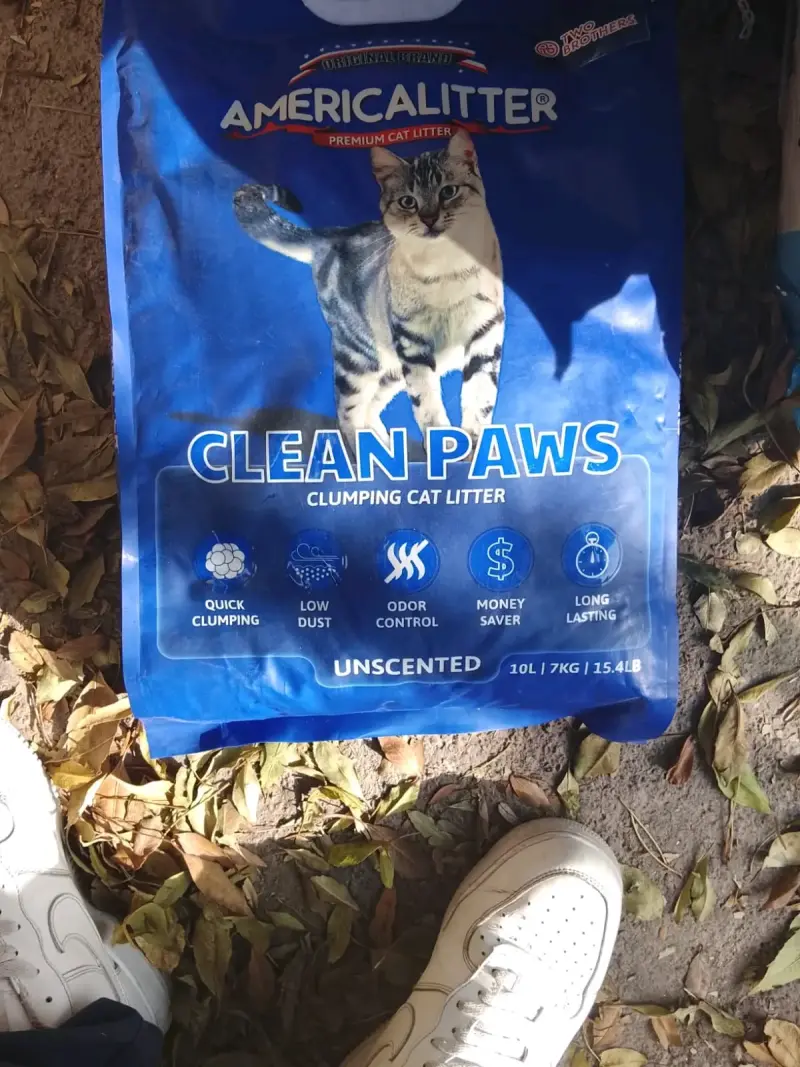 Arena para gatos America Litter 15 kg - 1