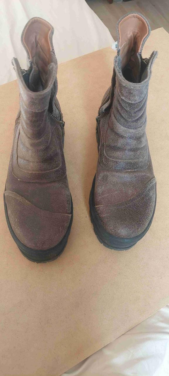 Botas de cuero marrón - 2