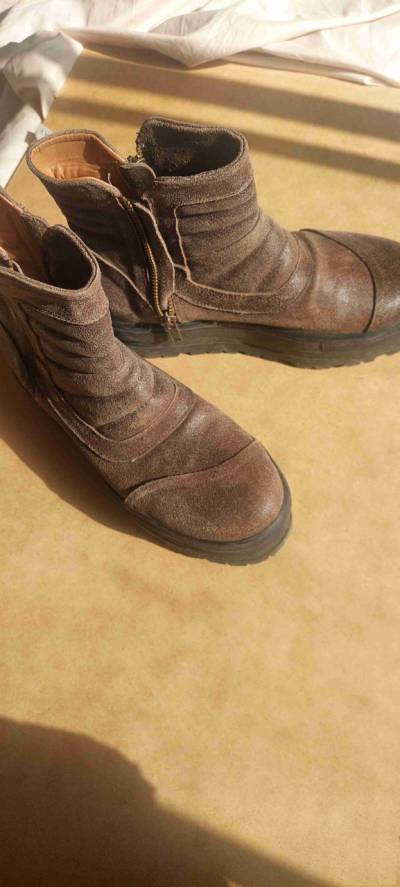 Botas de cuero marrón - miniatura 6