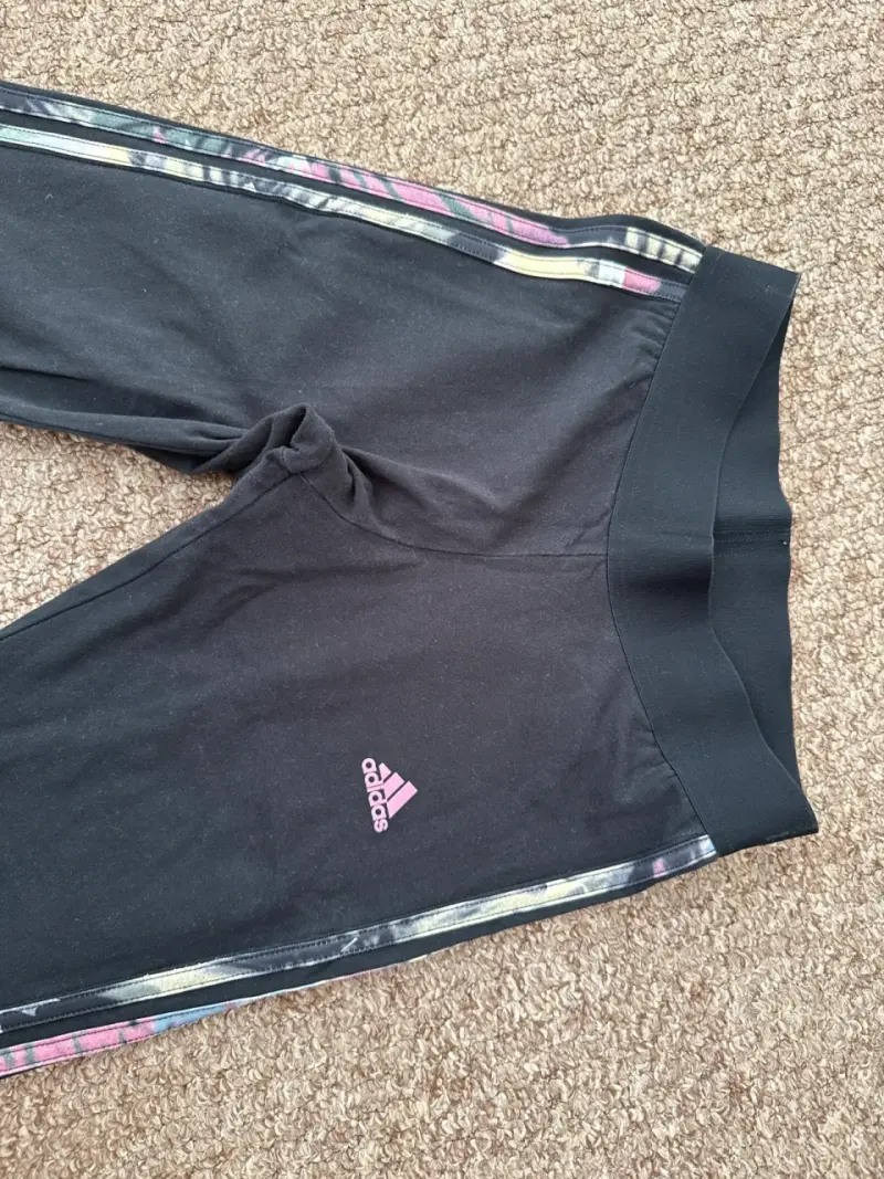 Leggings Adidas talla S color negro - 4