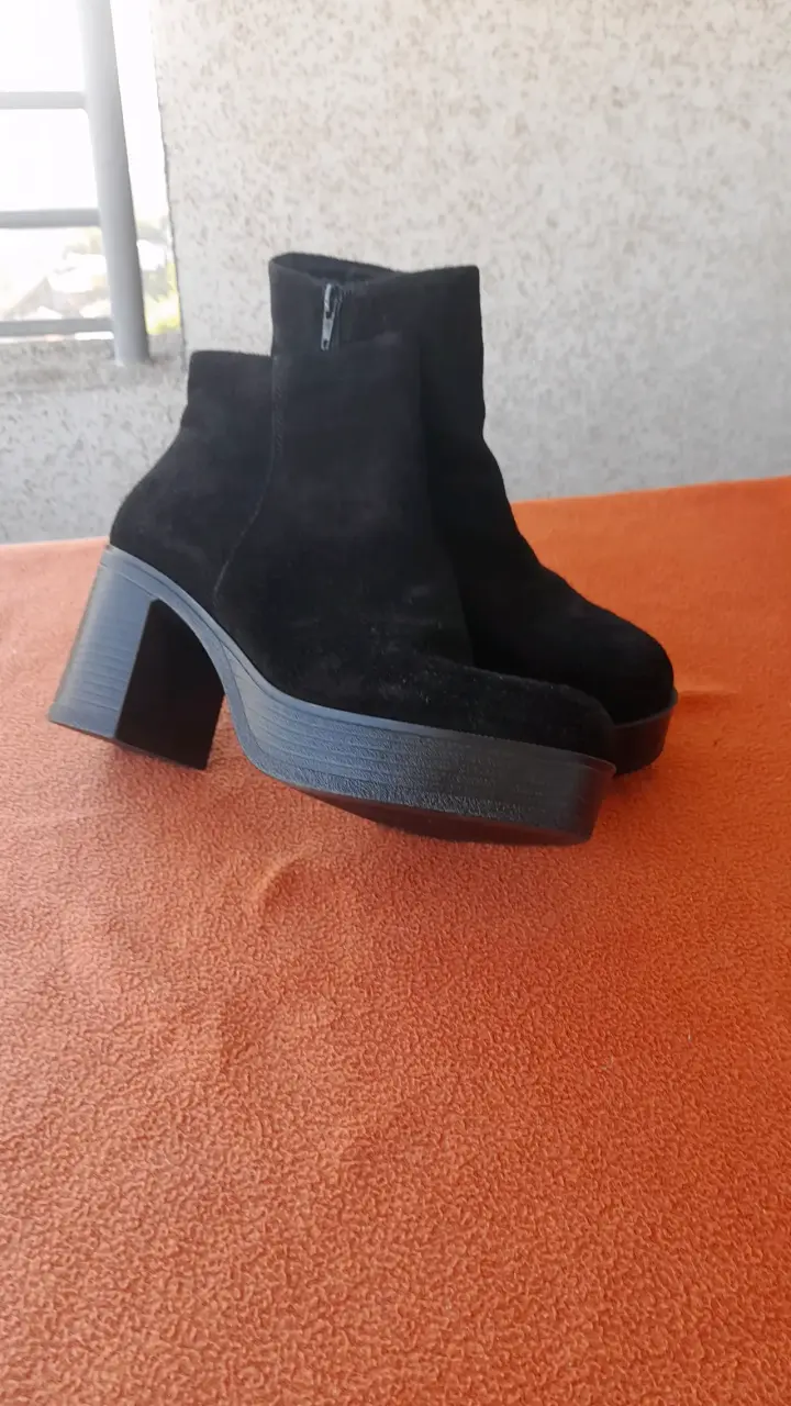 Botines negros de gamuza - 3