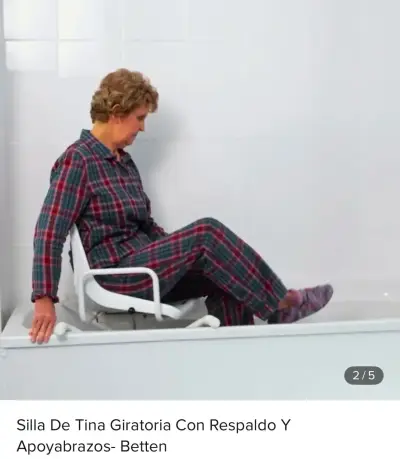 Silla giratoria para baño - miniatura 2