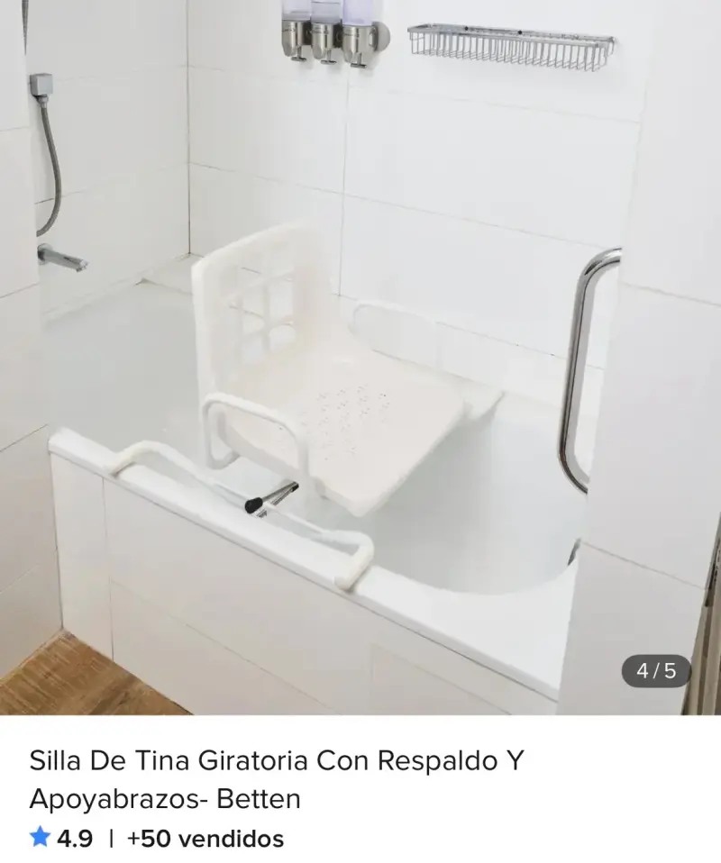 Silla giratoria para baño - 4