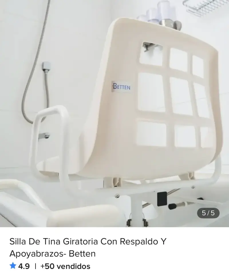 Silla giratoria para baño - 5