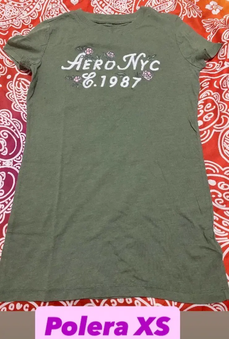 Polera Aero NYC verde - 1