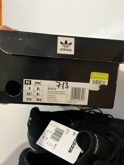 Zapatillas negras Adidas - miniatura 6