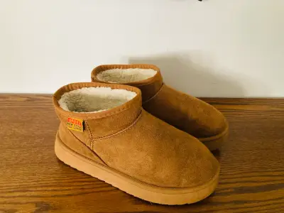 Botines de gamuza marrón - miniatura 3