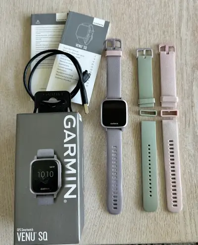 Smartwatch Garmin Venu SQ morado/rosa - miniatura 1