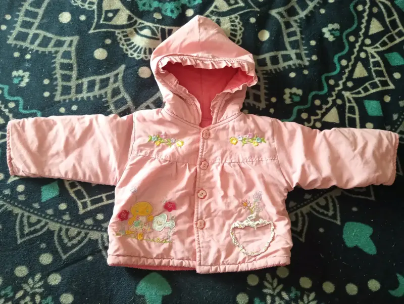 Chaqueta rosa talla 24 meses