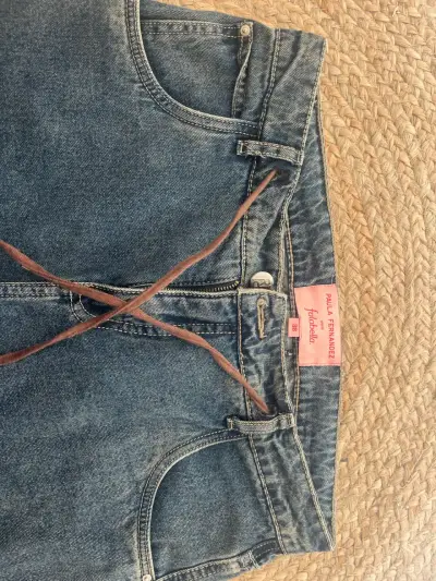 Jeans anchos azul oscuro ropero Paula - miniatura 2