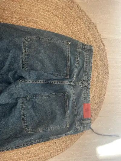Jeans anchos azul oscuro ropero Paula - miniatura 4