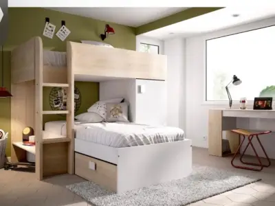 Camarote infantil de madera - miniatura 3