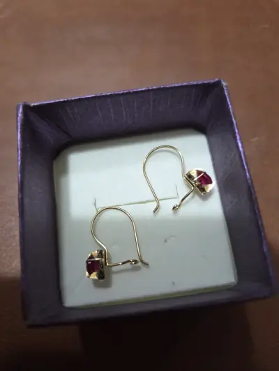 Aros de oro 18 kilates - miniatura 1