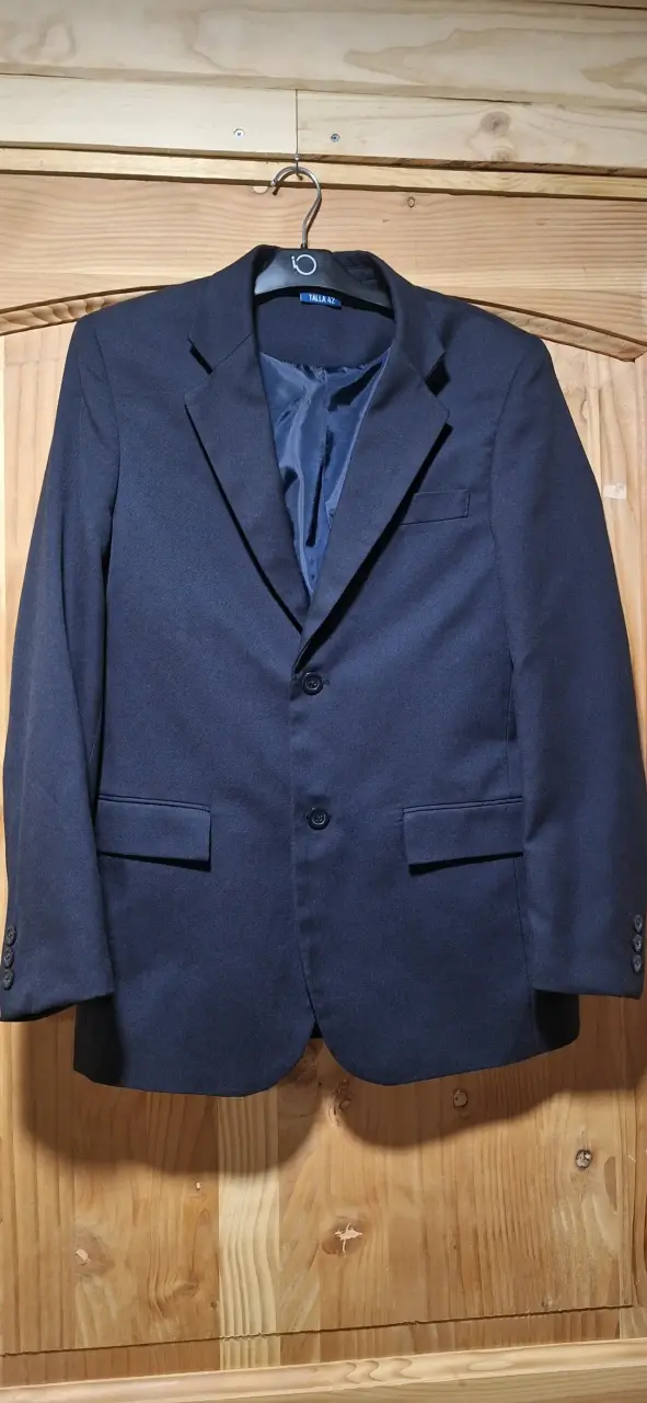 Veston azul marino talla 42 - 2
