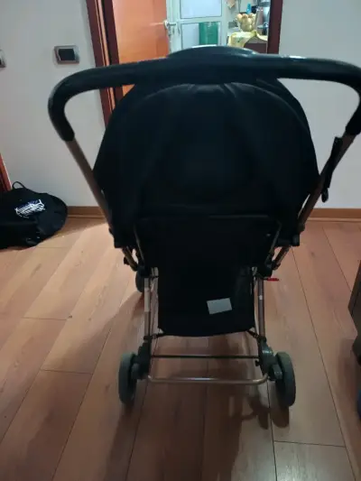 Bebesit Coche Cuna Balancin SX Negro Dorado - miniatura 2