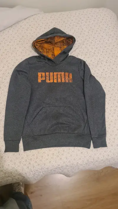 Polerón gris con capucha Puma - miniatura 1