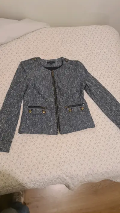 Chaqueta azul elegante - miniatura 1