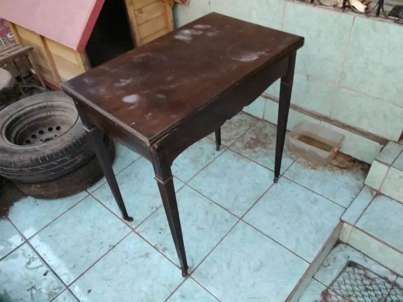 Mesa de madera vintage - 2