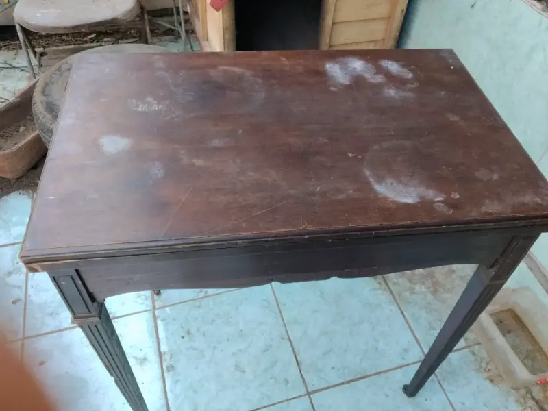 Mesa de madera vintage - 3
