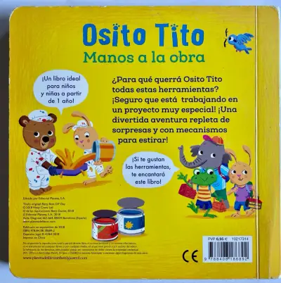 Libro Osito Tito Manos a la obra - miniatura 2