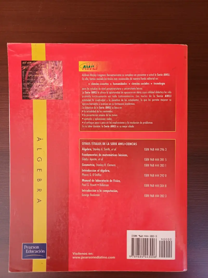 Libro Álgebra Trigonometría y Geometría analitica. - 2