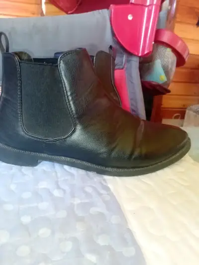 Botines de cuero negros - miniatura 2