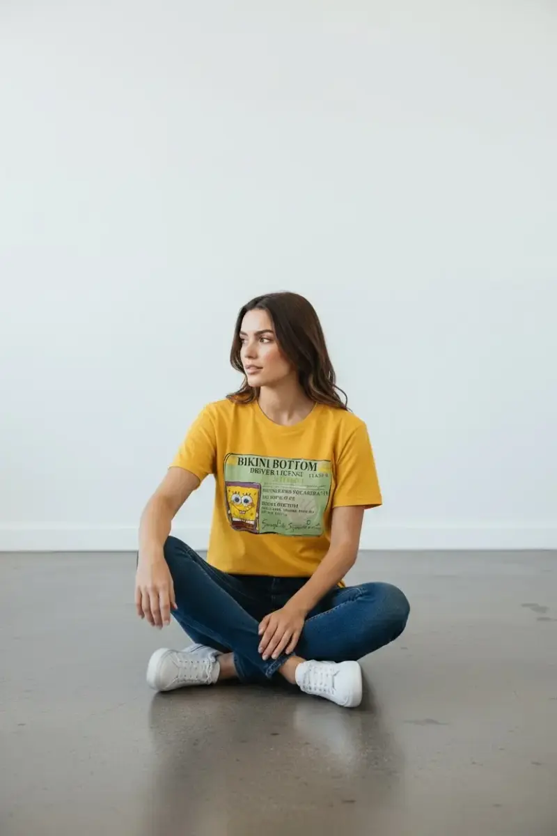 Polera amarilla Bob Esponja - 1