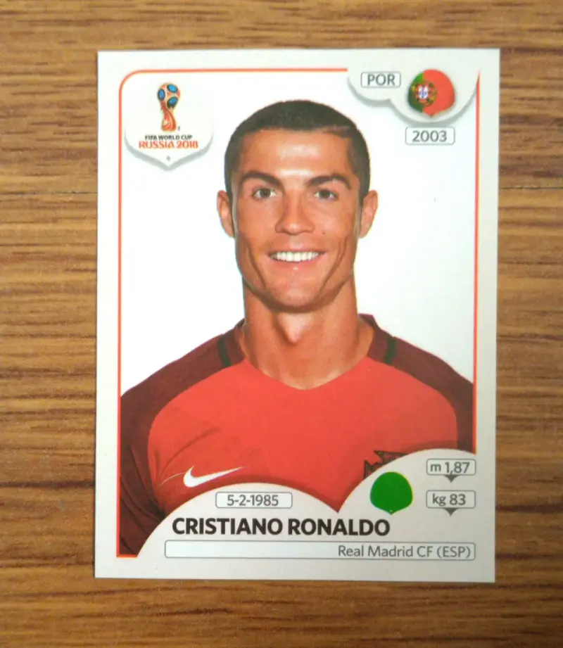 Lámina Mundial 2018 Cristiano Ronaldo - 1