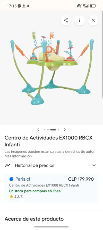 Centro de Actividades EX1000 Infanti - miniatura 1